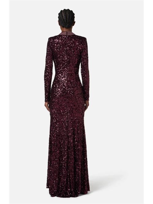 Red Carpet dress in full sequins ELISABETTA FRANCHI | ABR1356E2.EA4